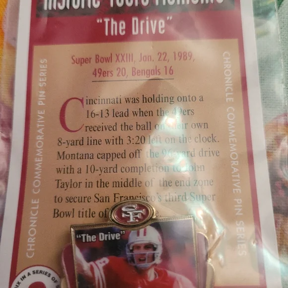 49ers Commemorative Pin - Red - Picture 3 of 4